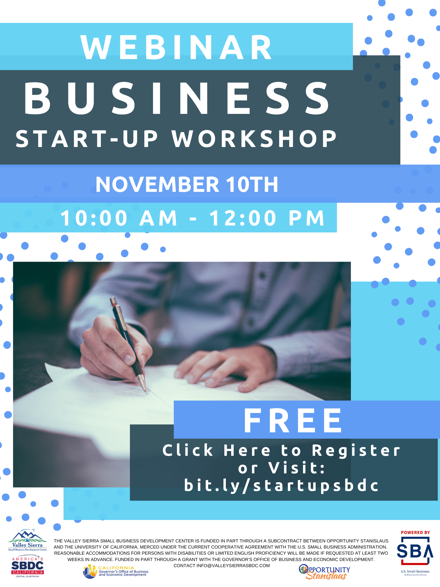 business start-up flyer