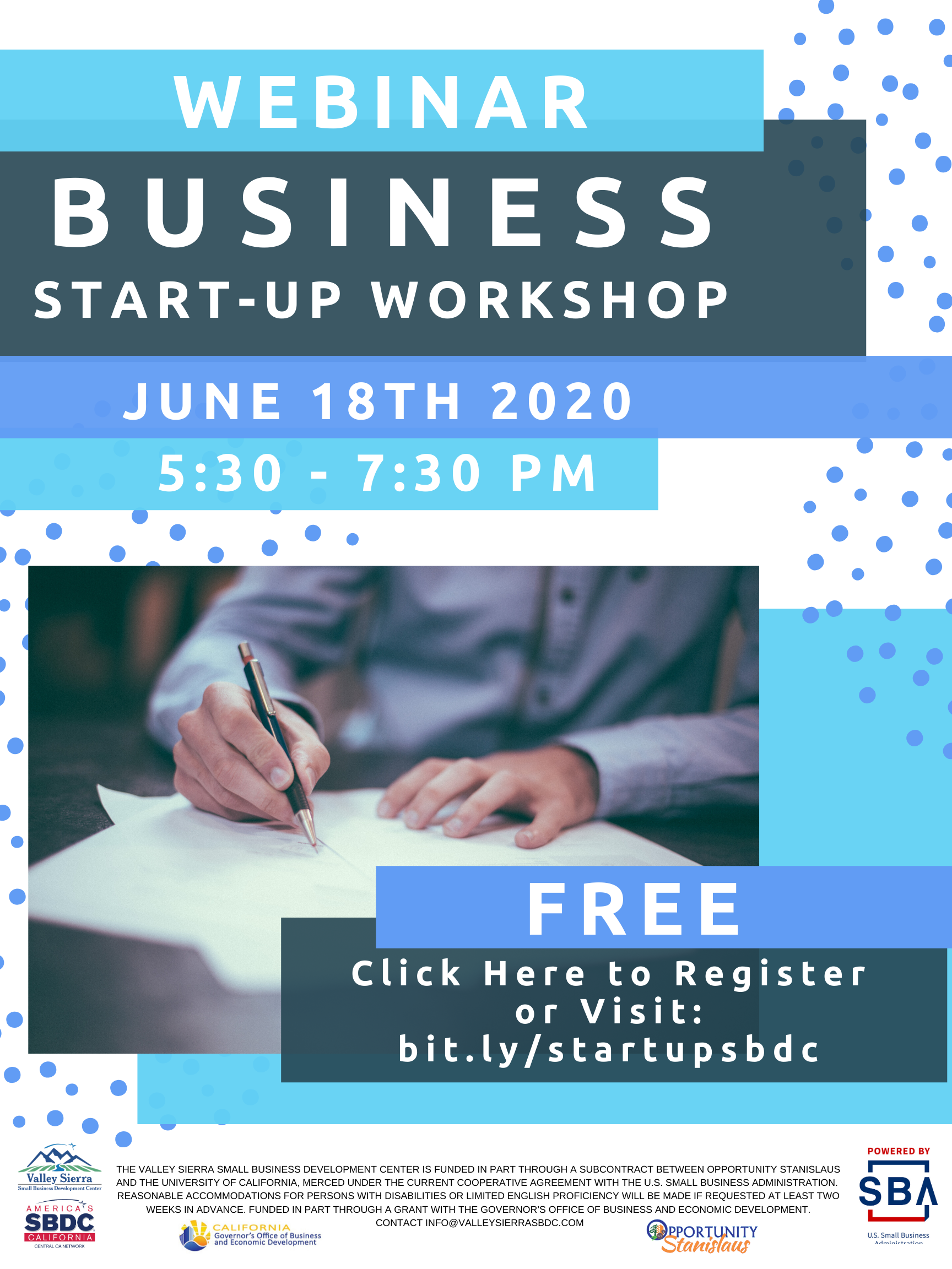 business start-up flyer