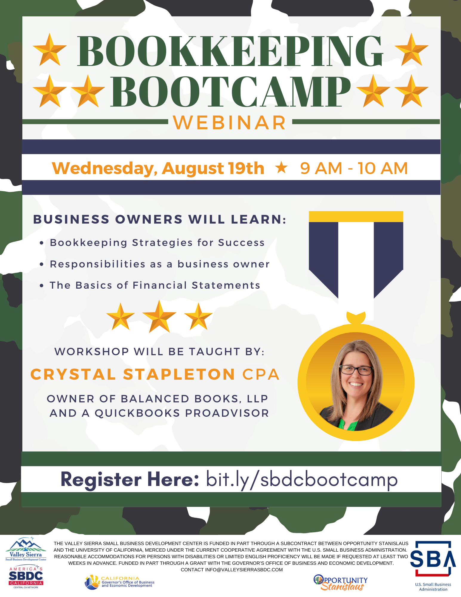 bootcamp flyer